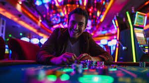 Antarmuka aplikasi mobile lautantoto menampilkan pilihan game live dealer dan taruhan sepak bola